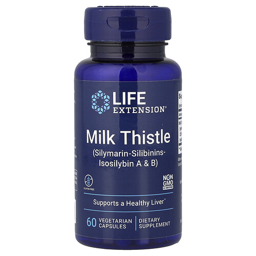 Life Extension Mariendistel, 750 mg, 60 Kapseln