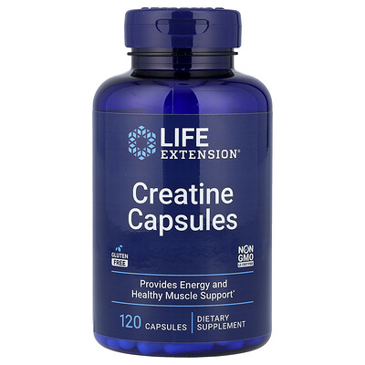 Product Image for Life Extension, Creatine Capsules, 120 Capsules