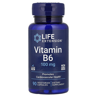 Life Extension, 维生素 B6，250 毫克，100 粒素食胶囊
