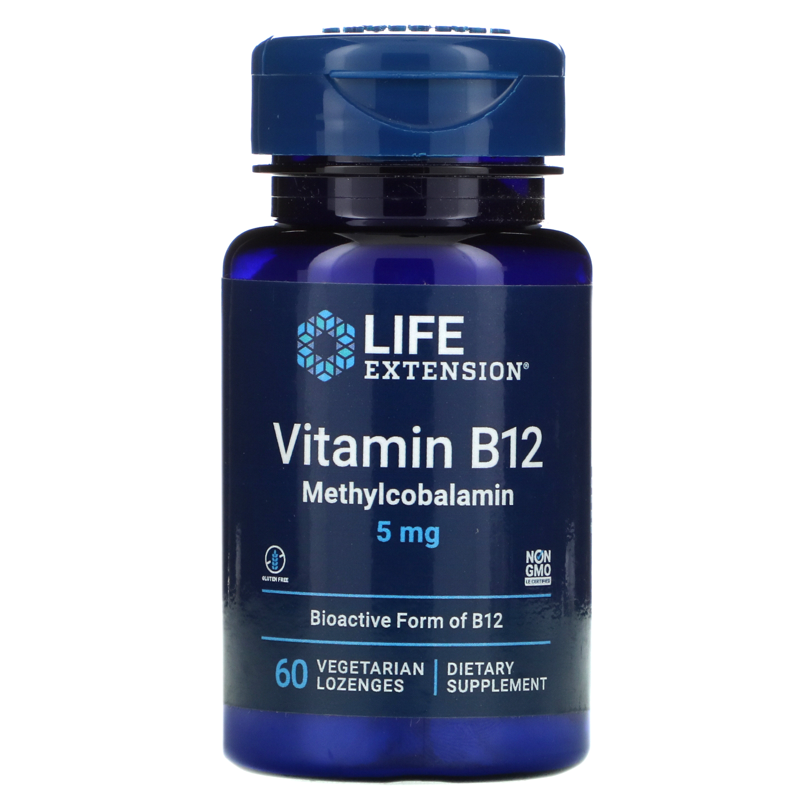Life Extension, Vitamin B12 Methylcobalamin, 5 mg, 60 Vegetarian Lozenges iHerb
