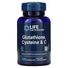 Life Extension, глутатион, цистеин и витамин С, 100 капсул