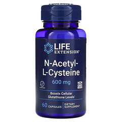 Life Extension, N-Acetyl-L-Cysteine, 600 Mg, 60 Capsules