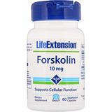 Life Extension, Forskolin, 10 mg, 60 Vegetarian Capsules отзывы