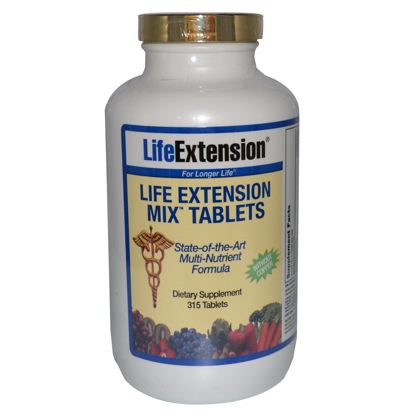 Life Extension, Life Extension Mix Tablets without Copper, 315 Tablets ...