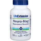 Отзывы о Life Extension, Neuro-Mag, магний L-треонат, 90 капсул в растительной оболочке