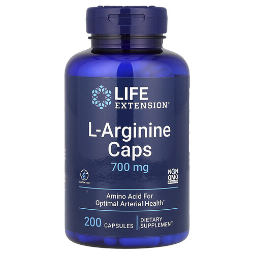 Life Extension L-アルギニン カプセル 700mg 200粒
