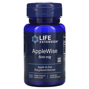 Отзывы о Лайф Экстэншн, AppleWise, 600 mg, 30 Vegetarian Capsules