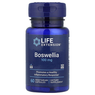 Life Extension, Boswellia, 100 mg, 60 Vegetarian Capsules