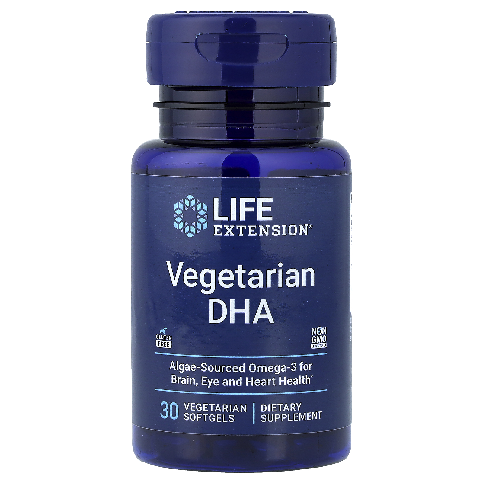 Life Extension (라이프익스텐션), 식물성 DHA, 베지 소프트젤 30정(소프트젤 1정당 200mg)