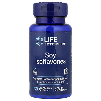 Photos - Vitamins & Minerals Lifecell Life Extension, Soy Isoflavones, 30 Vegetarian Capsules  LEX-16496 (135 mg per Capsule)