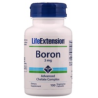 Boron, 3 мг, 100 вегетарианских капсул - изображение