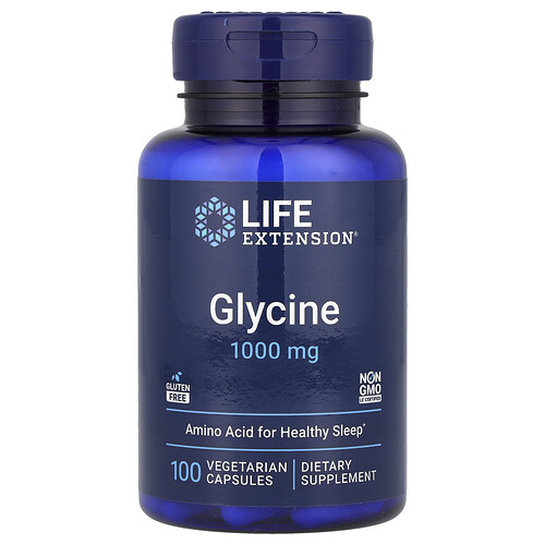 Life Extension グリシン 1,000mg ベジタリアンカプセル100粒