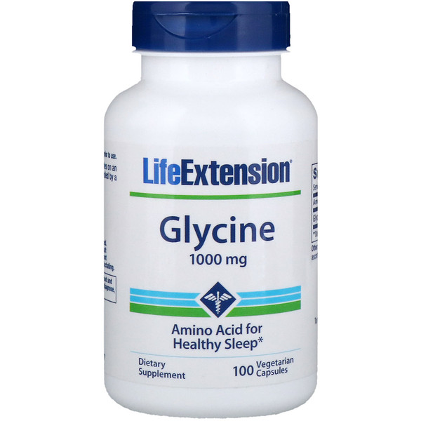 Life Extension, Glycin, 1.000 mg, 100 Vegetarische Kapseln