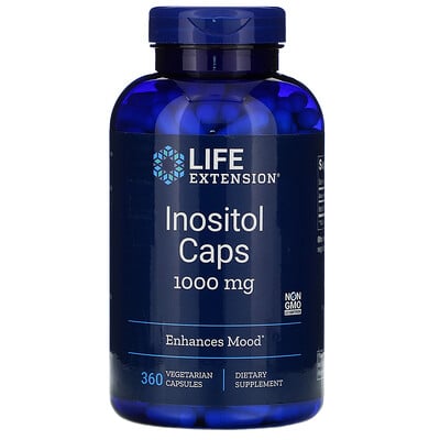 Life Extension Инозитол, 1000 мг, 360 растительных капсул