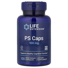PS Caps, 100 мг, 100 вегетаріанських капсул