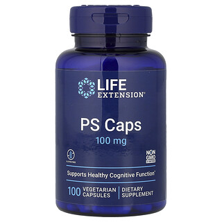 Life Extension (라이프익스텐션), PS 캡슐, 100mg, 베지 캡슐 100정