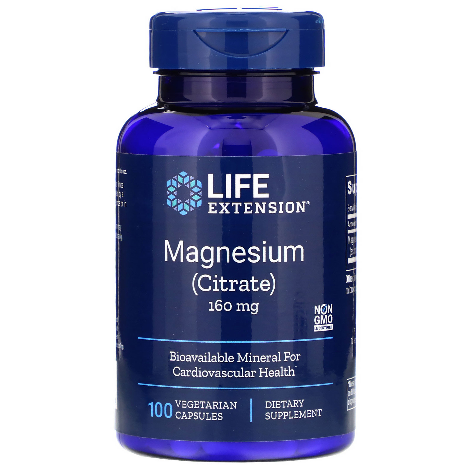 Life extension magnesium 160 mg 100 vegetarian capsules iherb