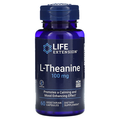 

Life Extension L-Theanine 100 mg 60 Vegetarian Capsules