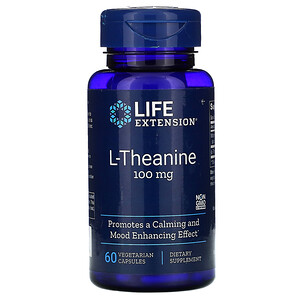 Отзывы о Лайф Экстэншн, L-Theanine, 100 mg, 60 Vegetarian Capsules