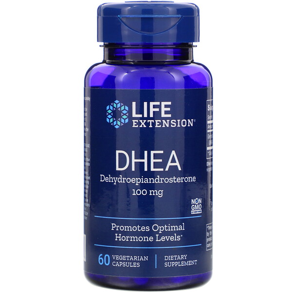 Life Extension, DHEA, 100 mg, 60 vegetarische Kapseln