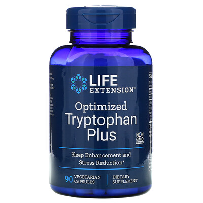 Life Extension Optimized Tryptophan Plus, 90 вегетарианских капсул