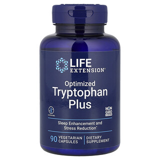 Life Extension, Triptófano más optimizado, 90 cápsulas vegetales