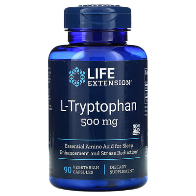 

Life Extension L-Tryptophan, 500 mg, 90 Vegetarian Capsules