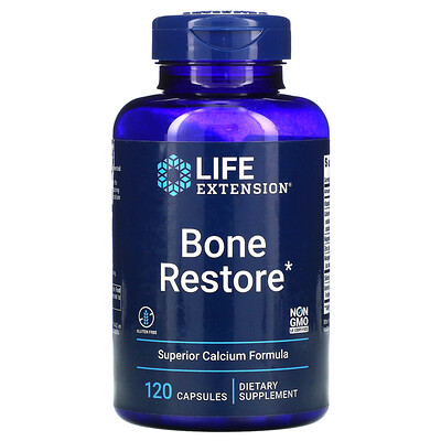 

Life Extension Bone Restore, 120 капсул