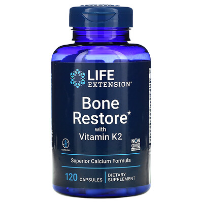 

Life Extension восстановление костей с витамином К2, 120 капсул