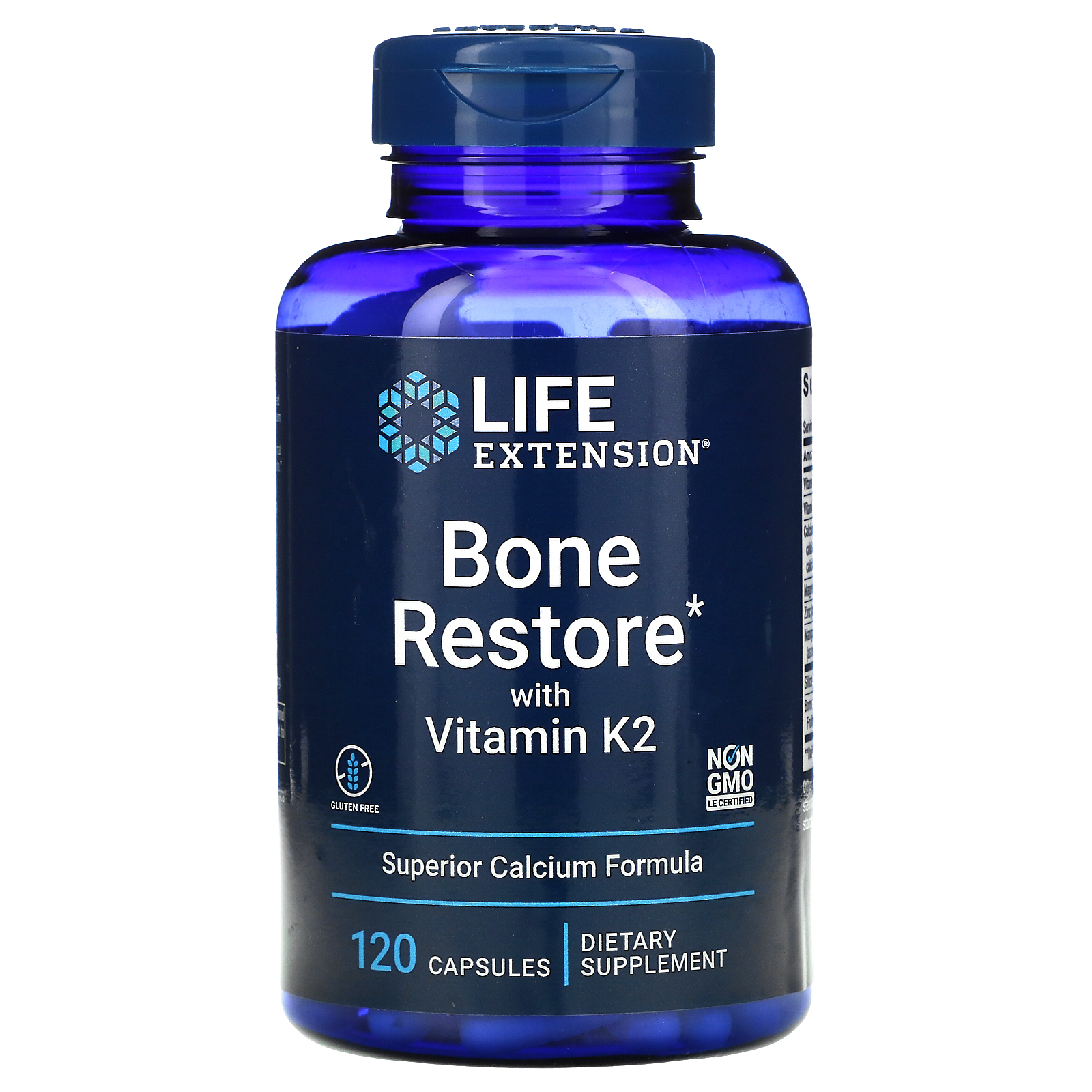 Life Extension, Bone Restore with Vitamin K2, 120 Capsules - iHerb