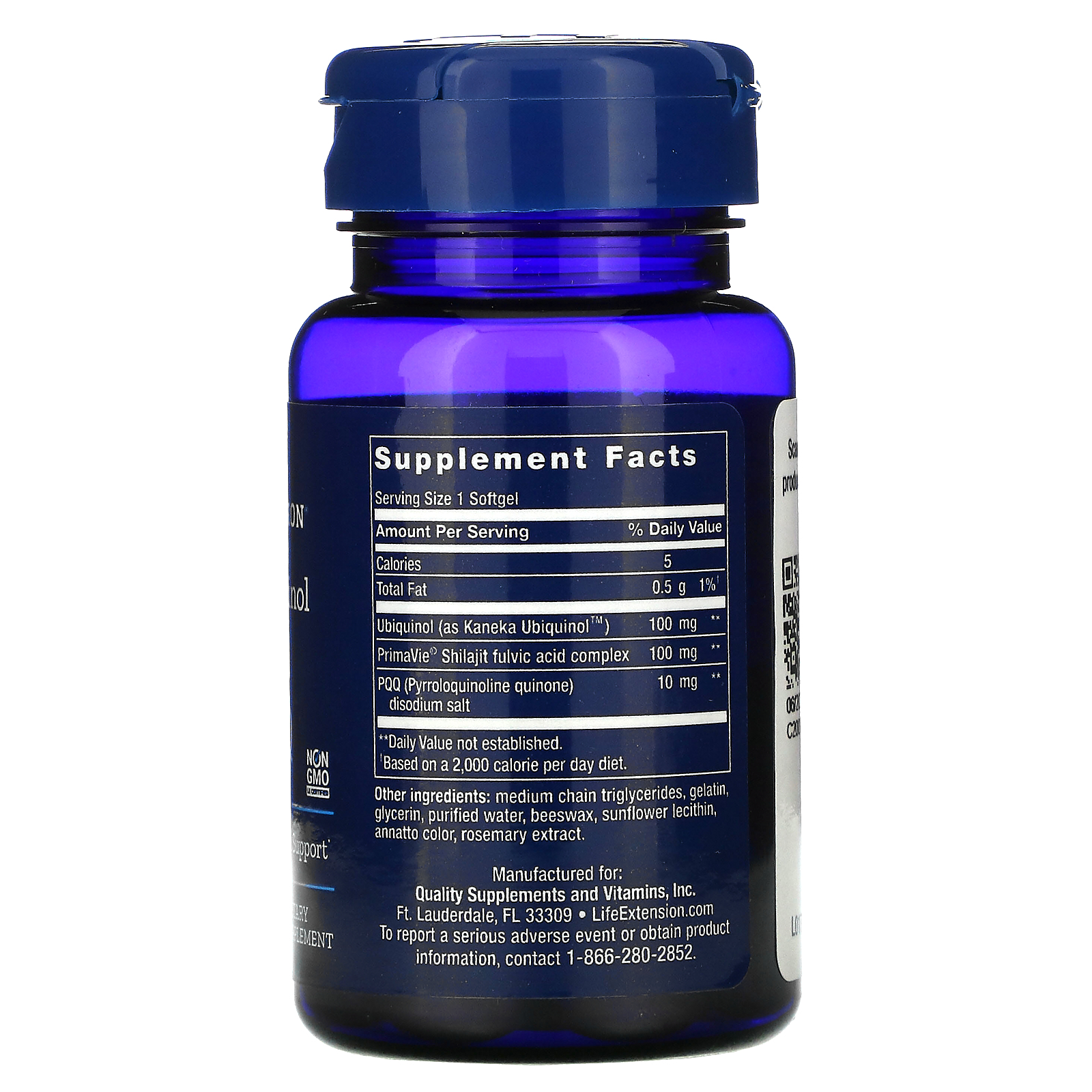 Life Extension, Super Ubiquinol CoQ10 with PQQ, 100 mg, 30 Softgels iHerb