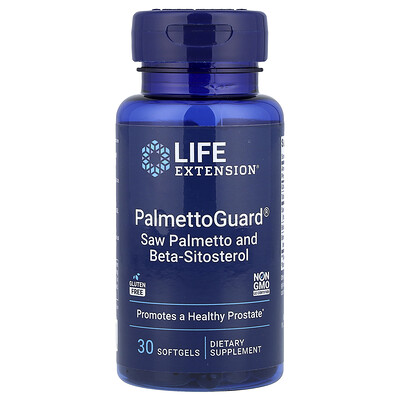 Product Image for Life Extension, PalmettoGuard , Saw Palmetto and Beta-Sitosterol, 30 Softgels