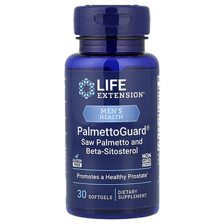 Life Extension, Men's Health, PalmettoGuard®, Saw Palmetto και Βήτα-Σιτοστερόλη, 30 μαλακές κάψουλες