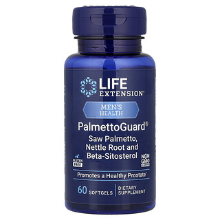 Life Extension, Men's Health, PalmettoGuard®, Saw Palmetto, Ρίζα Τσουκνίδας και Βήτα-Σιτοστερόλη, 60 Μαλακές Κάψουλες