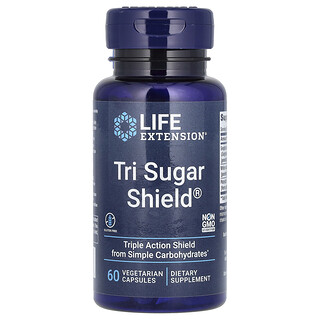 Life Extension, Tri Sugar Shield®, 60 Vegetarian Capsules