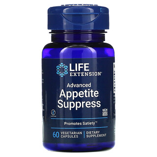Life Extension, усовершенствованная добавка для снижения аппетита, 60 растительных капсул