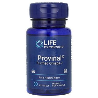 Life Extension, Provinal Purified Omega-7, 30 capsules à enveloppe molle (420 mg par capsule à enveloppe molle)