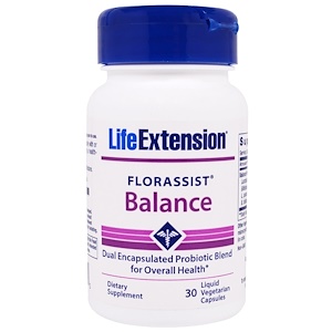 Life Extension, Флорассист, 30 жидких вегетарианских капсул