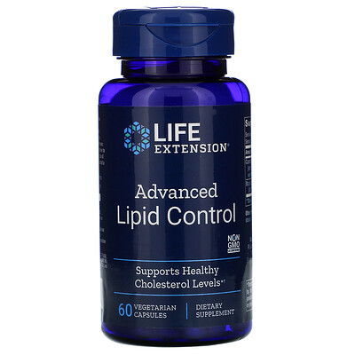 Life Extension Advanced Lipid Control, 60 Vegetarian Capsules