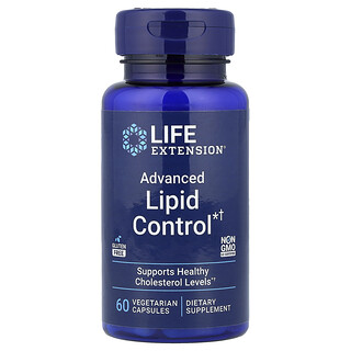 Life Extension, Advanced Lipid Control, 60 Vegetarian Capsules (500 mg per Capsule)