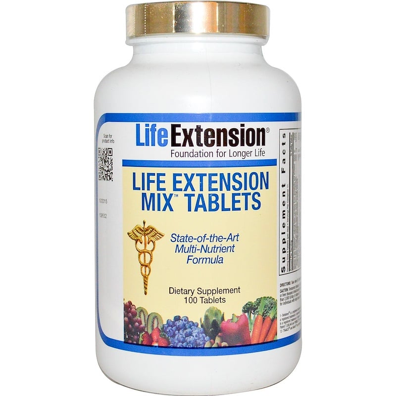 Life Extension, Mix Tablets, 100 Tablets - iHerb