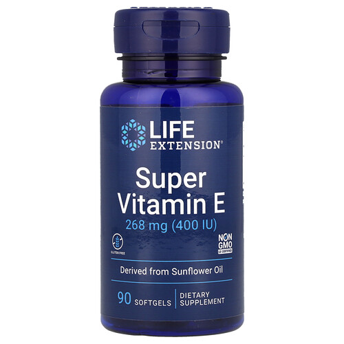 Life Extension スーパービタミンE 268mg（400IU）ソフトジェル90粒