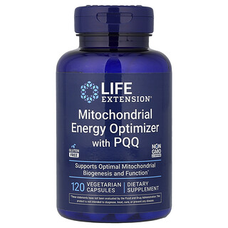 Life Extension, Optimiseur d'énergie mitochondriale avec PQQ, 120 capsules végétariennes