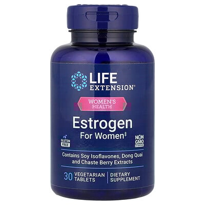Product Image for Life Extension, Women's Health, Estrogen for Women, 30 Vegetarian Tablets