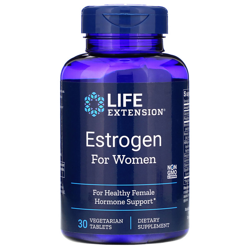 Life Extension, إستروجين للنساء، 30 قرص نباتي iHerb