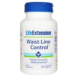 Life Extension, Waist Line Control, 120 растительных капсул