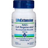 Отзывы о Life Extension, NAD+, клеточный регенератор Никотинамид Рибозид, 100 мг, 30 растительных капсул