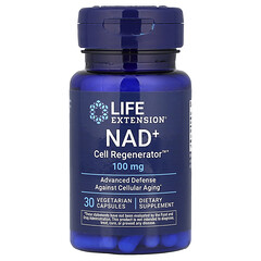 NAD+ Cell Regenerator™, 100 мг, 30 вегетаріанських капсул