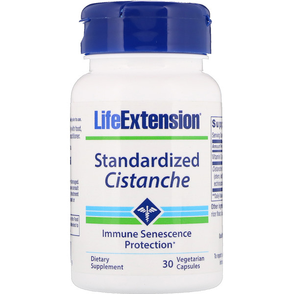 Life Extension, Standardized Cistanche, 30 Vegetarian Capsules