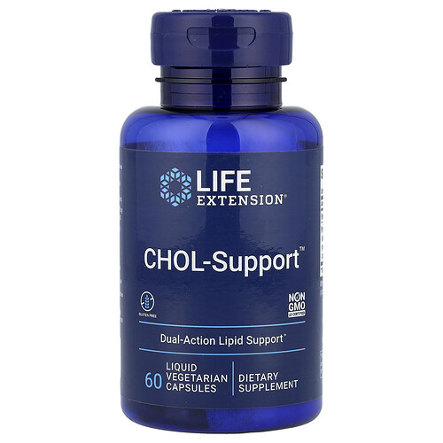 Life Extension CHOL-Support™, 60 Liquid Vegetarian Capsules
